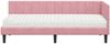 vidaXL Eckbettgestell mit Matratze mit Kopfteil 2 pcs Grau Samt 3393881 Bild 5