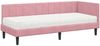 vidaXL Eckbettgestell mit Matratze mit Kopfteil 2 pcs Grau Samt 3393881 Bild 4