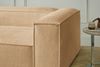 KAWOLA Sofa CARMO Ecksofa Stoff creme mit Hocker Recamiere links 68 x 191 x 306 cm Bild 4