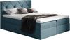 99rooms Arian Boxspringbett Velours 160x200 cm Türkis Bild 2