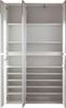 Garderobenschrank 'Mirror', 6-türig, Aufbaumaß (BxHxT) 111 x 191 x 34 cm, weiß Bild 5