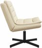 vidaXL Drehstuhl Creme 63 x 75 x 76 cm Stoff 42007356 Bild 3