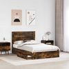 vidaXL Aufbewahrungsbett Geräucherte Eiche 135 x 190 cm Holzwerkstoff 3410252 Bild 3