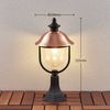 Lindby Außen-Stehlampe Clint, Metall, Kupfer IP44, 1 x 60 W Bild 3