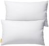 Gentle North Kopfkissen (40x40 cm groß) - 2er Set Kissen für Bett und als Dekokissen - Mit Reißverschluss für Füllung - Sofakissen - Zierkissen für Couch und Sofa - Ökotex - Waschbar bis 60° - Weiß Bild 4
