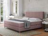 Boxspringbett Lorenka Cord, Rosa, 180x200 cm Bild 2