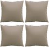 vidaXL Sofakissen 4 Stk. Taupe 50x50 cm Stoff 360389 Bild 4