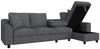 REDOM Ecksofa L-förmiges Samtsofa, mit aufklappbarem Stauraum, klappbare Rückenlehne mit Getränkehaltern 1 Teile Bild 2