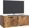 vidaXL Wandmontierter TV-Schrank Altholz 78,5 x 41 x 30 cm 898693 Bild 2