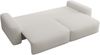 Selsey 'Carnos' - 3-Sitzer Schlafsofa, cremefarbener Chenille-Stoff, schwarze Beine Bild 4