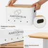 KingLux Aufbewahrungsbox 3Stk. Kartoffel Aufbewahrungsbox, Hält Gemüse Länger Frisch (3 St) Bild 3