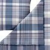 Estella Kuschel Flanell Bettwäsche 135x200 Ambros navy Karo hellblau 4473-655 Bild 4