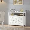 Yaheetech Sideboard Moderner Küchenschrank mit 3 Türen, mit Verstellbaren Einlegeböden für Wohnzimmer/Küche/Esszimmer Bild 3