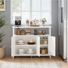 Yaheetech Sideboard Moderner Küchenschrank mit 3 Türen, mit Verstellbaren Einlegeböden für Wohnzimmer/Küche/Esszimmer Bild 2