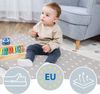 Reisebett Matratze 60x120 cm faltbar - Dicke Faltbare Matratze für Baby Klappmatratze Kinder Matratze Reisebett Sterne und Grau Bild 3
