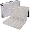 Reisebett Matratze 60x120 cm faltbar - Dicke Faltbare Matratze für Baby Klappmatratze Kinder Matratze Reisebett Sterne und Grau Bild 5