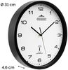 Monzana Funk Wanduhr Funkuhr 31cm Schwarz Weiß Bild 5