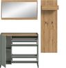 Garderobenkombination B/H/T: 192x175x32 cm in Salbei Nachbildung und Artisan Oak Nachbildung Bild 3
