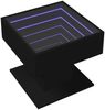 vidaXL LED-Couchtisch Schwarz 50x50x45 cm Holzwerkstoff 847526 Bild 3