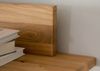Wandregal Wildeiche 120x23x15 natur geölt WIEN #235 Bild 5