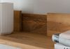 Wandregal Wildeiche 120x23x15 natur geölt WIEN #235 Bild 4
