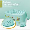 KiNDERWELT Tritthocker Premium stabiler Tritthocker Funny Farm aquamarin Bild 3