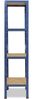 shelfplaza HOME 155x45x45 cm Schwerlastregal in blau mit 4 Böden und 175 kg Traglast pro Boden Bild 5
