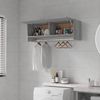 vidaXL Kleiderschrank Grau Sonoma 100x32,5x35 cm Holzwerkstoff 815214 Bild 3