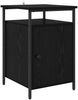 vidaXL Nachttisch Schwarz Eichen-Optik 40 x 42 x 60cm Holzwerkstoff 881810 Bild 2