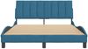 vidaXL Bettgestell ohne Matratze "Hanko" Blau 120x200 cm Samt 3207841 Bild 5