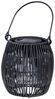Levandeo® LED Solarleuchte, Solar Dekoleuchte Rund Schwarz Tischleuchte Akku Garten Beleuchtung Bild 2
