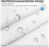 Duschvorhang 120x200cm Reinweiß, Wasserabweisend, Waschbar, Antischimmel Bild 2
