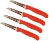 Neustanlo | Schälmesser Set | 3-teilig | Rot | ideal für Kartoffeln & Gemüse | präzises Küchenwerkzeug | langlebig & scharf Bild 3