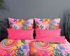 hip Mako Satin Bettwäsche 135 X 200 cm + 1- 80 X 80 cm Giselah mandalas and flowers bunt Bild 3