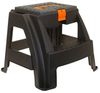 Tragbarer Fußhocker Fußtritt Sitzhocker Hocker mit Staufach H43cm Bild 4