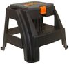 Tragbarer Fußhocker Fußtritt Sitzhocker Hocker mit Staufach H43cm Bild 5