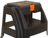 Tragbarer Fußhocker Fußtritt Sitzhocker Hocker mit Staufach H43cm Bild 2