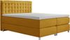 99rooms Leonel Boxspringbett Velours MONOLITH 160x200 cm Gelb Bild 4