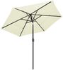 vidaXL Sonnenschirm mit Aluminium-Mast 3-lagig Sandfarbe 2,5 m 313860 Bild 3