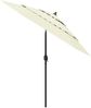 vidaXL Sonnenschirm mit Aluminium-Mast 3-lagig Sandfarbe 2,5 m 313860 Bild 2