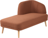 Rechtsseitige Chaiselongue TANLAY Stoff Goldbraun Bild 4