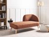 Rechtsseitige Chaiselongue TANLAY Stoff Goldbraun Bild 3