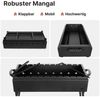 BIG-PAN Grillbesteck-Set Mangal Klappbar Holzkohlegrill 9 Spieße 2mm Stahl 70x33cm Schaschlik, (Mangalgrill, Schaschlikgrill zerlegbar), Outdoor Kohlegrill Picknick Garten Bild 4