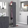 Dmora Eingangsmöbel Allinko, Moderner Multifunktionseingang, Mehrzweckschrank für die Eingangshalle, 100 % Made in Italy, 50 x 30 x 200 cm, Schiefer, Bild 5
