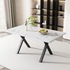 MODFU Esstisch Esszimmertisch rechteckig Tisch (1-St, Schreibtisch, Bürotisch, L140*B80*H76cm) Bild 2