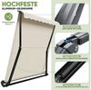 Sekey Gelenkarmmarkise Markise mit Handkurbel Balkon Sonnenschutz verstellbar Aluminium Sonnenmarkise manuelle, Wetterfest,250 × 200 cm, Beige Bild 4