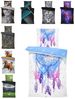 One Home Bettwäsche Fotodruck, Mikrofaser, 2 teilig, Traumfänger Federn Boho Kinder Knitterfrei Weich für Sommer und Winter Bild 2