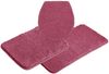 OTTO home Badematte Inga, Badezimmer Teppich, Badvorleger, Höhe 20 mm, rutschhemmend beschichtet, schnell trocknend, strapazierfähig, fußbodenheizungsgeeignet, Polyester, rechteckig, 3tlg Set Hänge WC, Badteppich, unifarben, weich, als halbrund und rec... Bild 2