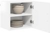 vidaXL Wandschrank PORTO Hochglanz Weiß 40 x 31 x 40 cm Holzwerkstoff 885233 Bild 3