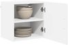 vidaXL Wandschrank PORTO Hochglanz Weiß 40 x 31 x 40 cm Holzwerkstoff 885233 Bild 3